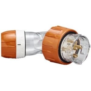 CLIPSAL 56PA550_EO-Angled Plug, Clipsal - 56 Series, IP66, 500V 50A - 5 Round Pins