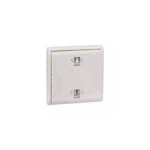 E8231CF WE - 10A mechanical curtain switch with fluorescent locator
