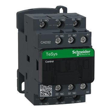 Schneider electric - TeSys D control relay - 3 NO + 2 NC - <= 690 V - 220 V AC standard coil - CAD32M7