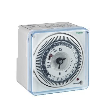 SCHNEIDER CCT15101-Surface/DIN Mount 24 H Time Switch With Reserve