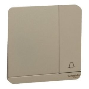 SCHNEIDER E8331BPDMW_WG-push button for doorbell, 10A, 250V, LED, Wine Gold