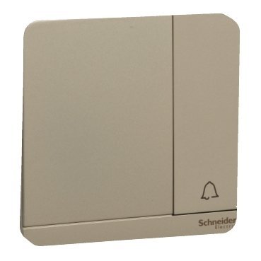 SCHNEIDER E8331BPDMW_WG-push button for doorbell, 10A, 250V, LED, Wine Gold