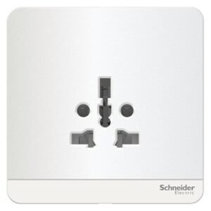 SCHNEIDER E83426TS_WE-socket outlet 16A 2P 3P British BS 1363A - white