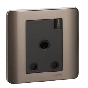 SCHNEIDER E8415/15N SZ-ZENcelo 15A 1Gang 3 round pin switched socket with shutter & neon