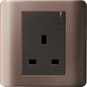 ZENcelo 13A 1Gang Double pole switched socket - E8415-SZ