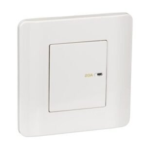 SCHNEIDER E8431D20_WE-ZENcelo - 20A 250V - double pole full-flat switch (WE)