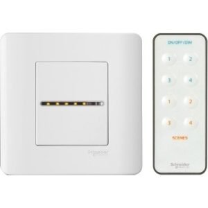 SCHNEIDER E84752D500T_WE-Silent Dimmer with Remote Controller, White