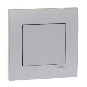 SCHNEIDER KB30_AS- Vivace 1Gang Blank Plate, Aluminium silver -