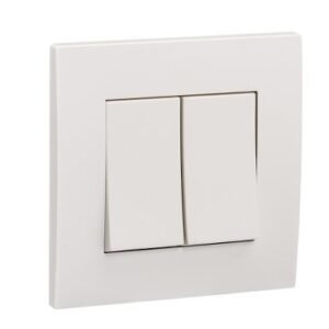 SCHNEIDER KB32_WE-Vivace 16AX 250V 2 way 2 gang white