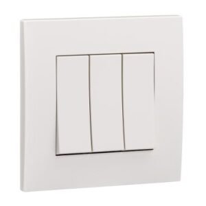 SCHNEIDER KB33/1_WE-Vivace 16AX 250V 3Gang 1Way Switch - white