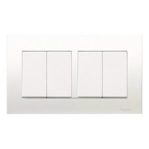 SCHNEIDER KB34/1-Vivace 16AX 250V 4gang 1Way Switch