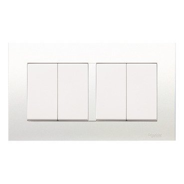 SCHNEIDER KB34/1-Vivace 16AX 250V 4gang 1Way Switch