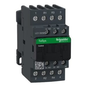 LC1D258E7 - TeSys D contactor - 4P(2 NO + 2 NC) - AC-1 - <= 440 V 40 A - 48 V AC coil