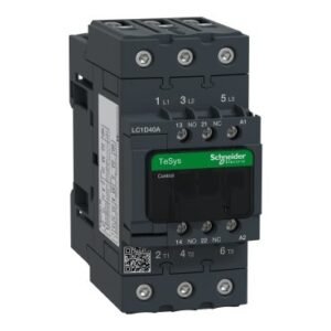 LC1D40AQ7-TeSys D contactor - 3P(3 NO) - AC-3 - <= 440 V 40 A - 380 V AC 50/60 Hz coil