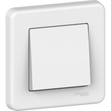 SCHNEIDER LNA0400321-Leona 1pole 2way switch 10AX lift terminals - white