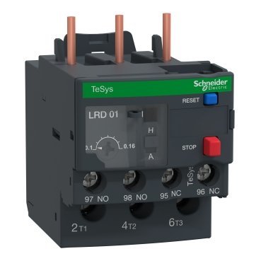 LRD01 - TeSys LRD thermal overload relays - 0.1...0.16 A - class 10A