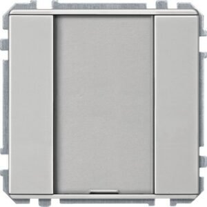 Schneider electric Push-button, 1-gang plus, stainless steel, Artec MTN628046