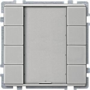 Schneider electric - Push-button, 4-gang plus, stainless steel, Artec MTN628346