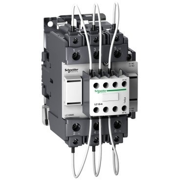 LC1DTK12M7 - TeSys LC1D.K capacitor duty contactor - 3P - 40 kVAR - 415 V - 220 V AC coil