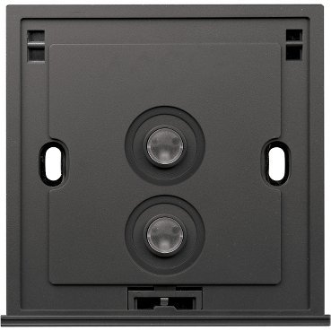 SCHNEIDER U202SPM/1B00-Ulti - 250V 16 AX 2 gangs 1-way impress switch module, blue LED