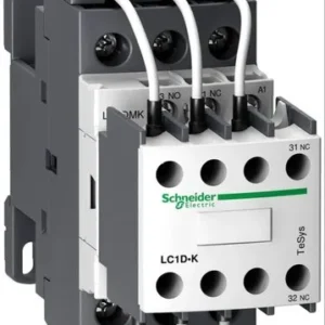 LC1DMK11M7 - TeSys LC1D.K capacitor duty contactor - 3P - 25 kVAR - 415 V - 220 V AC coil