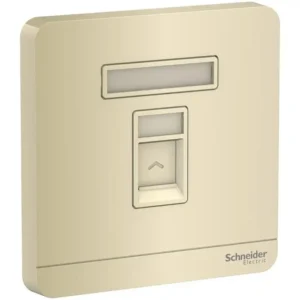 SCHNEIDER E8331RJS5_WG-Electric 1G RJ45 Data Cat5E, Shuttered, WG,