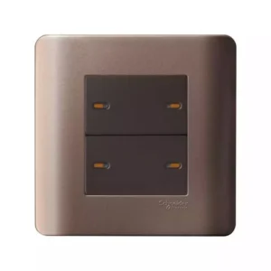 SCHNEIDER E8434/1_SZ-ZENcelo 16A 250V 4 Gang 1 Way Switch Silver Bronze
